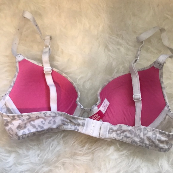 PINK Cheetah Print Pushup Bra - Picture 2 of 2